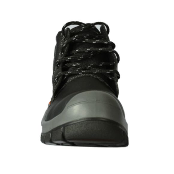 NEW MENS SAFETY WORK BOOTS- IMPACT & SLIP RESISTANT, WATERPROOF | BLACK SIZE 9.5 - Picture 6 of 9